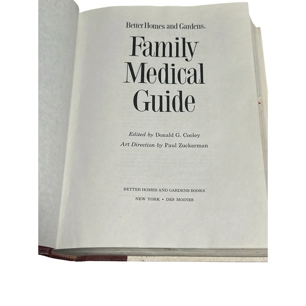 Better Homes & Gardens Family Medical Guide‎ Book Illustrated HC VTG 1978 70s